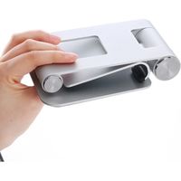 サンワダイレクト iPad・タブレットPCアルミスタンド（折りたたみ式） 200-STN002 1個（直送品）