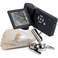 サンワダイレクト マイクロスコープ（デジタル顕微鏡・最大300倍・モニター付き） 400-CAM025 1個（直送品）