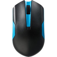 サンワダイレクト ワイヤレスマウス（ミドルサイズ・左右対称・3ボタン・IRセンサー・1000カウント・ブルー） 400-MA101BL 1個（直送品）