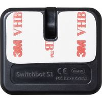 サンワダイレクト SwitchBot（ワイヤレススイッチロボット・壁電気スイッチ操作・アプリ連携・ブラック） 400-RC005BK 1個（直送品）