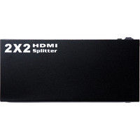 サンワダイレクト HDMI分配器（HDMIセレクター・2入力×2出力） 400-SW009 1個（直送品）