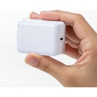 サンワダイレクト USB急速充電器（Power Delivery対応AC充電器・18W・コンパクトサイズ） 700-AC024 1個（直送品）