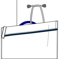 KAZEN メンズスクラブジャケット半袖 984-18 LL 1枚　スクラブ（直送品）