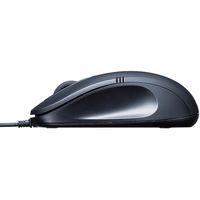 有線マウス　3ボタン　中型サイズ　ブルーLED　MA-BL138BK　サンワサプライ　1個