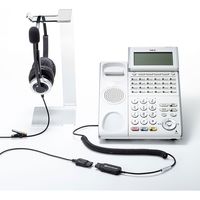サンワサプライ 電話用ヘッドセット(両耳タイプ) MM-HSRJ01 1個（直送品）