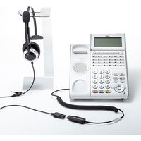 サンワサプライ 電話用ヘッドセット(片耳タイプ) MM-HSRJ02 1個（直送品）