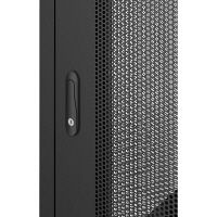 サンワサプライ 19インチサーバーラックメッシュパネル仕様（24U）幅600×奥行900×高さ1288mmブラック CP-SVN2490MBKN 1台（直送品）