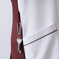 住商モンブラン スクラブ レディス 半袖 白×ワイン 6L 73-2106 1枚　スクラブ（直送品）