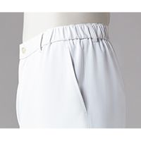 明石スクールユニフォームカンパニー メンズパンツ ホワイト LL UQM2101 1枚　白衣