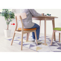 【軒先渡し】ヤマソロ Yummy （ヤミー） ダイニングチェア オレンジ 83-820 1セット（2脚入）（直送品）