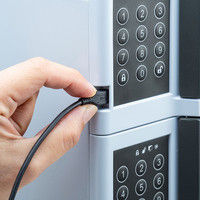 サンワサプライ 電子暗証番号ロック付き個別小型収納キャビネット CAI-CAB51 1台（直送品）