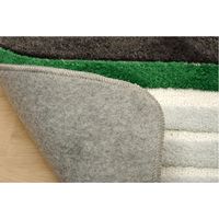 イケヒコ キッチンマット マイクロファイバー 抗菌 洗える 『マイクロボーダー』 幅1200×奥行450mm ベージュ  1枚（直送品）