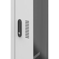 サンワサプライ 19インチサーバーラック（18U） 幅600×奥行1000×高さ1020mm ライトグレー 1台（直送品）