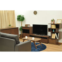 エイ・アイ・エス コンテンポルド AVボード 幅1200×奥行395×高さ364mm ブラウン CTPD-07 BR 1台（直送品）