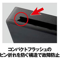 バッファロー USB2.0 マルチカードリーダー ケーブル収納モ BSCR300U2WH 1台（直送品）