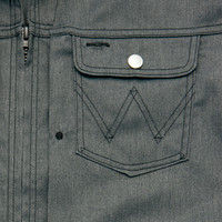 アイトス HERO’S UNIFORM Wrangler ジップアップジャケット グレー 5L 64101-004-5L（直送品）