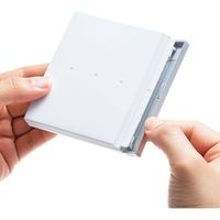 サンワサプライ SD・microSDカードケース（ホワイト） FC-MMC4WN 1個