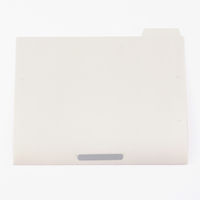 無印良品 発泡ポリプロピレン個別フォルダ A4用 4枚組 ホワイトグレー 1箱（60枚：4枚組×15） 良品計画