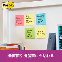 スリーエム(3M) ポストイット ポップアップふせん 付箋 強粘着 詰替用 75mm×75mm 4色 1箱（10冊入） 6541SSPOP-APS