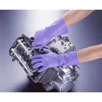 【ビニール手袋】 ショーワグローブ ビニトップ厚手 No.132 バイオレット L 1双