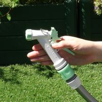 カクダイ ガオナ 散水ノズル 切替2種類 （ニップル ホーセンド付き ワンタッチ接続 スプレーガン） GA-QB009（直送品）