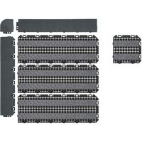 山崎産業 樹脂システムマット ターフライン150 DGR 4903180159437 1箱（4枚入）（直送品）