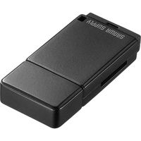 サンワサプライ Type-C microSDカードリーダー ADR-3TCMS8BK 1個（直送品）