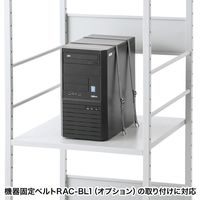 サンワサプライ 高耐荷重ラック 幅582×奥行650×高さ1289mm ライトグレー RAC-HL4 1台（直送品）