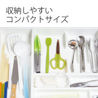 プラス はさみ フィットカットカーブ 洗えるチタン グリーン 緑 キッチンバサミ 3本 SC-175STW 34555