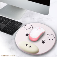 エレコム マウスパッド/リストレスト付/アニマル/ブタ MP-AN01PIG 1個