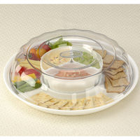 イノマタ化学 ディップパーティーディッシュ（オードブル皿） ホワイト 1073 3個（直送品）