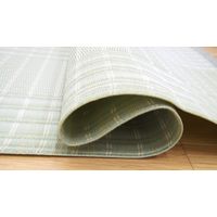 萩原 PP柄上敷 涼風（りょうふう） 江戸間 8帖 幅3520×奥行3520mm 12201280 1枚（直送品）