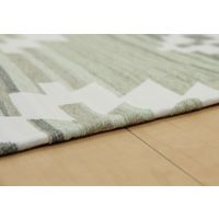 萩原 ゴブランシェニールラグ オルテガグラデーション 約幅1850×奥行1850mm グリーン 240612916 1枚（直送品）