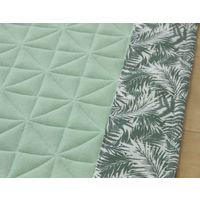 萩原 麻の葉キルトラグ ボタリラ 約幅1850×奥行1850mm グリーン 240613716 1枚（直送品）