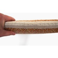 萩原 い草小座布団 シャイン 約幅440×奥行440mm オレンジ 81938704 1セット（2枚入り）（直送品）