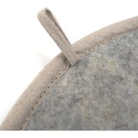 萩原 い草チェアパッド シャイン 約幅400×奥行400×高さ20mm ブルー 81938715 1セット（2枚入り）（直送品）