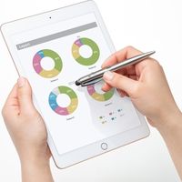 サンワサプライ タッチペン付きレーザーポインターボールペン LP-RD317S 1個（直送品）