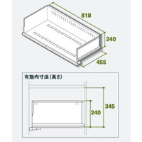【組立設置込】コクヨ エディア ラテラルオープン 3段 下置き ベースあり 壁固定あり 幅900×奥行500×高さ1245mm ホワイト 1台（直送品）