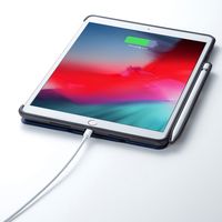 サンワサプライ iPad Air 2019ケース Apple Pencil収納ポケット付き ブルー PDA-IPAD1514BL 1個（直送品）