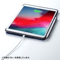 サンワサプライ iPad Air 2019ケース Apple Pencil収納ポケット付き PDA-IPAD1514BK 1個（直送品）