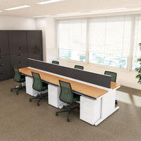 【組立設置込】コクヨ iSデスク 専用デスクトップパネル フロントタイプ 幅400×高さ350mm ダルグレー 1台（直送品）