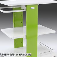 サンワサプライ プロジェクターカート 幅450×奥行701×高さ800mm ホワイト PR-9N 1個（直送品）