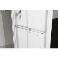 【車上渡し】アール・エフ・ヤマカワ スタンダードロッカー 2人用 シリンダー錠 幅608×奥行515×高さ1790mm ホワイトグレー 1台（直送品）