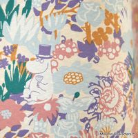 スミノエ MOOMIN セミオーダー カーテン コバナドレープ 1100×2250mm ピンク 1セット(2枚入)（直送品）