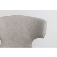 【軒先渡し】東馬 アーマー ラウンドチェア グレイ 54671450 1脚（直送品）