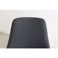 【軒先渡し】東馬 ファーブ ラウンドチェア チャコールグレイ 54675830 1脚（直送品）