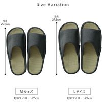 イケヒコ・コーポレーション スアブ(い草コンフォート) GY M 1260160130902 1足（直送品）