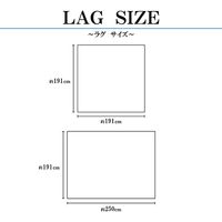 イケヒコ DXラウム い草ラグ 1910×2500mm グレー 1051530133904 1枚（直送品）