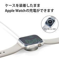 アップルウォッチ 保護ケース バンパー Series 6、5、4、SE 44mm クリア AW-20MBPUCR エレコム 1個