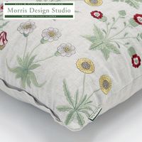 クッションカバー LL1737 45×45cm BE モリスデザインスタジオ LL1737_08BE 1個 川島織物セルコン（直送品）